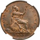 Great Britain. Penny, 1880. NGC MS65 - 2