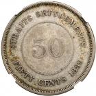 Malaysia - Straits Settlements. 50 Cents, 1889. NGC F12 - 2