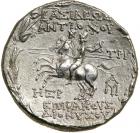 Seleukid Kingdom. Antiochos VI Dionysos. Silver Tetradrachm (15.9 g), 144-142 BC. Apamea on the Orontes, SE 168 (144 BC). EF - 2