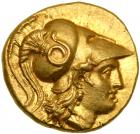 Seleukid Kingdom. Seleukos I Nikator. Gold Stater (8.5 g), 312-281 BC. Babylon I, in the name of Alexander III, ca. 311-. AU