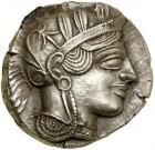 Attica, Athens. Silver Tetradrachm (17.10 g), ca. 454-404 BC.. EF