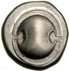 Boiotia, Thebes. Silver Stater (12.0 g), ca. 395-338 BC. Struck ca. 379-368 BC. Theog, magistrate.. VF