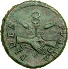 Vespasian. AE As (), AD 69-79. Rome, AD 71.. EF - 2