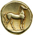 Zeugitania, Carthage. Electrum Stater (7.3 g), ca. 310-290 BC.. VF - 2