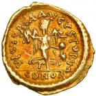 Zeno. Gold Tremissis (1.5 g), second reign, AD 476-491. Constantinople.. EF - 2