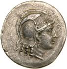 Ionia, Lebedos. Silver Tetradrachm (16.2 g), ca. 160-140 BC. Korabos, magistrate.. VF