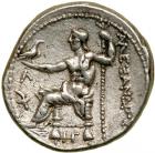 Macedonian Kingdom. Alexander III 'the Great'. Silver Tetradrachm (17.1 g), 336-323 BC. Amphipolis, ca. 317-305 BC.. VF - 2