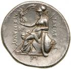 Thracian Kingdom. Lysimachos. Silver Tetradrachm (16.8 g), 306-281 BC. Uncertain mint, ca. early 3rd century BC.. EF - 2