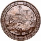 "To Joseph Francis Inventor and Framer" bronze medal. Choice AU - 2