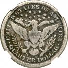 1896-S Barber Quarter Dollar - 2