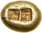 Lydian Kingdom. Alyattes to Kroisos. Electrum Trite (4.7 g), ca. 610-546 BC. Sardis.. VF - 2