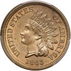 1863 Indian Head Cent. PCGS MS64