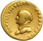 Vespasian. Gold Aureus (), AD 69-79. Rome, AD 75.. VG-F