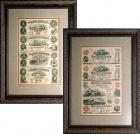 A Pair of Uncut Sheets Beautifully Framed