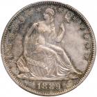 1889 Liberty Seated Half Dollar. PCGS MS64