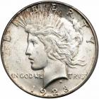 1928-S Peace Dollar. PCGS MS64