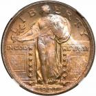 1921 Liberty Standing Quarter Dollar. NGC MS66