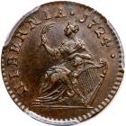 1724 Wood's Hibernia Farthing. PCGS AU58 - 2