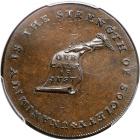 (c.1792-94) Kentucky Cent. Plain edge. PCGS AU58