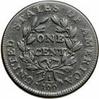 1798 S-173 R3 Style II Hair, Small 8 VF25 - 2