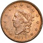 1816 Coronet Head Cent. PCGS MS63