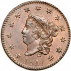 1817 Coronet Head Cent. PCGS MS64