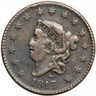 1817 N-16 R1 15-Star Obverse VF30