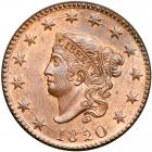 1820 Coronet Head Cent. PCGS MS64