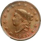 1820 Coronet Head Cent. PCGS MS65