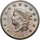 1825 Coronet Head Cent