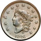 1826 Coronet Head Cent. PCGS MS63