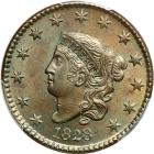 1828 Coronet Head Cent. PCGS MS64