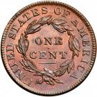 1834 Coronet Head Cent. Small 8, large stars, medium letters. NGC MS64 - 2