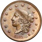 1835 Coronet Head Cent. PCGS MS64