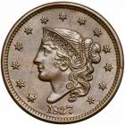 1837 Coronet Head Cent. PCGS MS64