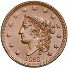 1838 Coronet Head Cent. PCGS MS66