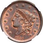 1838 Coronet Head Cent. NGC MS66