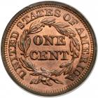 1845 N-4 R1 Repunched 5 ICG graded MS64 Red - 2