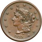 1839 Coronet Head Cent