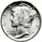 1945-S Mercury Dime. PCGS MS67