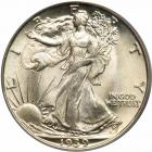 1939-S Liberty Walking Half Dollar. PCGS MS66