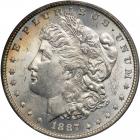 1887 Morgan Dollar. PCGS MS62