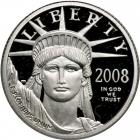 2008 $25 ¼ ounce Platinum American Eagle