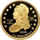 2008 $10 First Spouse Andrew Jackson's Liberty ½ ounce gold coin