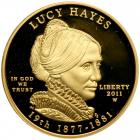 2011 $10 First Spouse Lucy Hayes ½ ounce gold coin