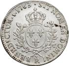 France. Ecu au bandeau, 1763-R. VF - 2