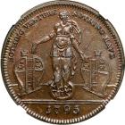 Great Britain - Middlesex. Halfpenny, 1795. NGC MS64
