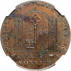 Great Britain - Norfolk. Halfpenny, 1794. NGC MS64
