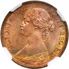 Great Britain. Farthing, 1873. NGC MS65