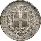 Italy. 5 Lire, 1865-N BN. NGC AU - 2